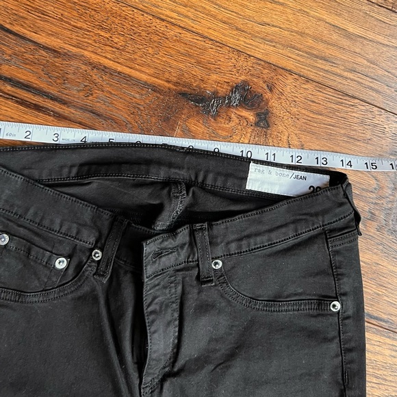 Rag & Bone size 29 Black skinny jeans EUC - Picture 5 of 13